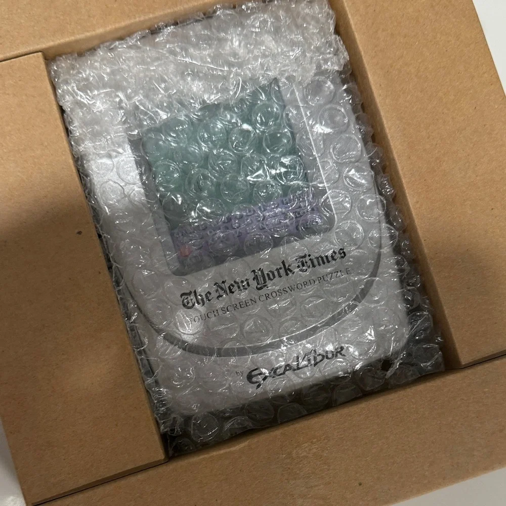 Excalibur and The New York Times Touch-Screen Crossword Puzzle Touch Screen